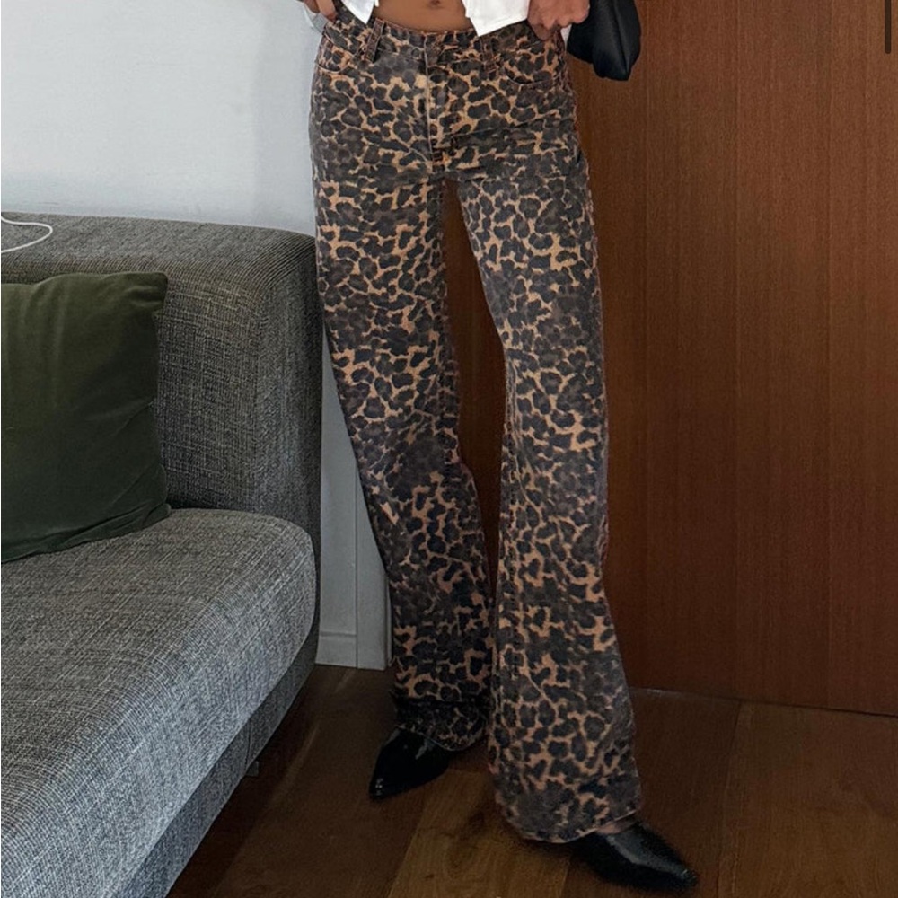 Lioness cheetah baggy jean